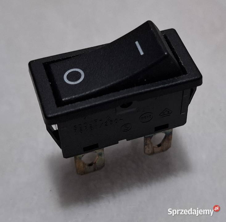 Włącznik przełącznik klawiszowy ONOFF czarny śląskie Czeladź