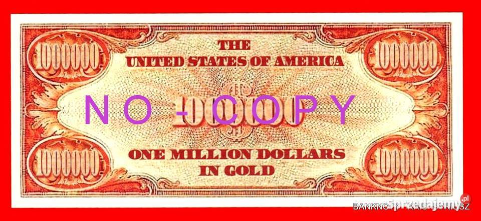 1 Milion Dolarów USA 2024r Joe Bieden UNC Kolor dolnośląskie Wrocław