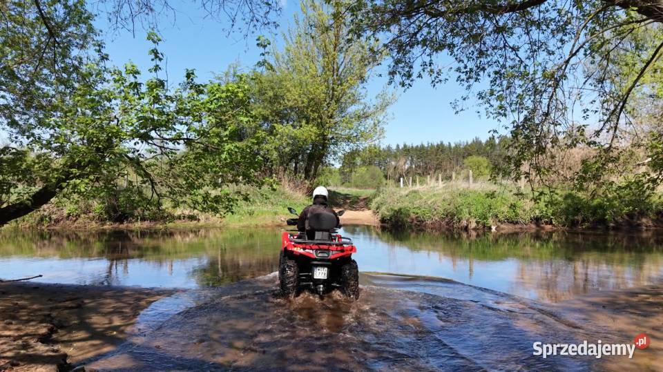 Wynajmij Quada CFMoto 520L 2 osoby gotowe trasy mazowieckie Celestynów