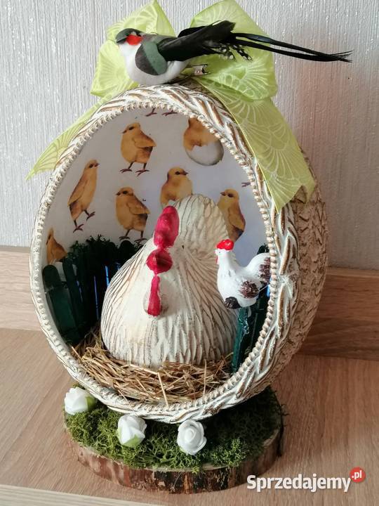 Stroik świąteczny wielkanocny Ozdoby wielkanocne