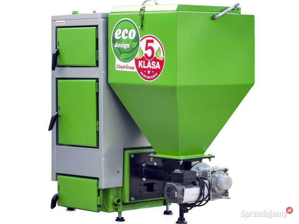 Kocioł z podajnikiem na ekogroszek 10kW 80m2 5 Pleszew sprzedam