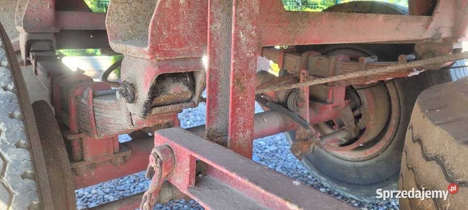 Przyczepa sztywna 16t nieuszkodzony wielkopolskie Huta Szklana