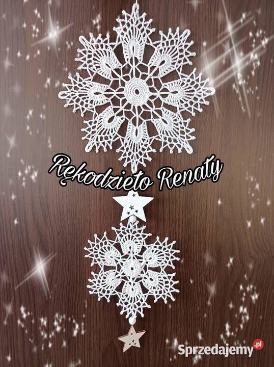 Szydełkowa dekoracja do oknamotylki Zgorzelec