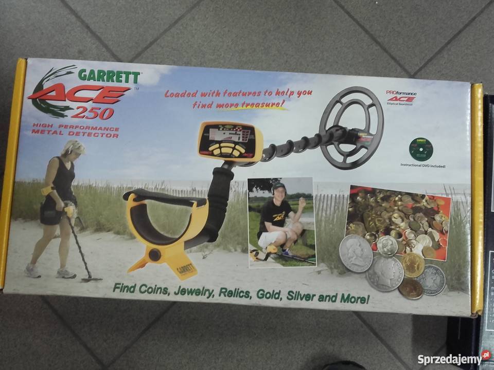 Wykrywacz Garret Ace 250 Cewka DeTech na Pozostałe Lublin sprzedam