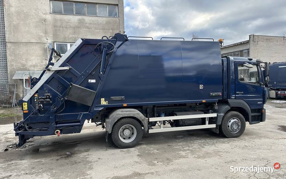 Mercedes Atego 1524 śmieciarka dwie komory14m3 Rok produkcji 2017 Śmieciarki Nowiny