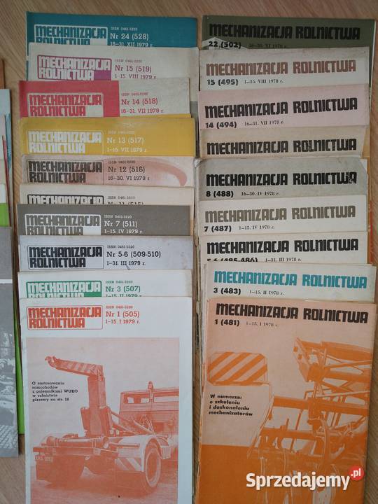 Czasopismo Mechanizacja Rolnictwa z lat 19771982 Jegłownik