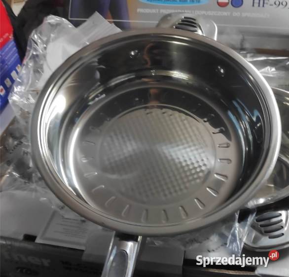 Komplet garnków Hoffner 16el garnki stalowe z Łódź