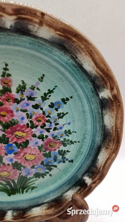 Nieduży podstawek dekoracyjny ręcznie malowany Zamość sprzedam