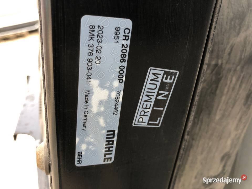 CHŁODNICA WODY DAF XF 129 462 1978788 RADIATOR