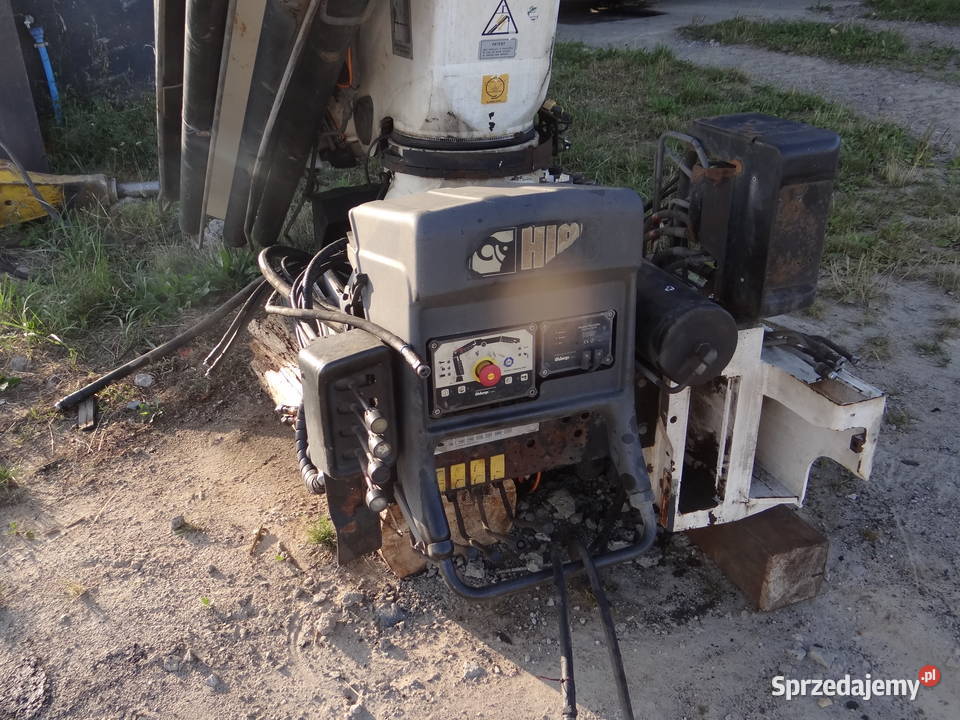 HDS mocny do szamb 10 ton udźwig Hiab 377 EP4 nieuszkodzony Wierzbica sprzedam