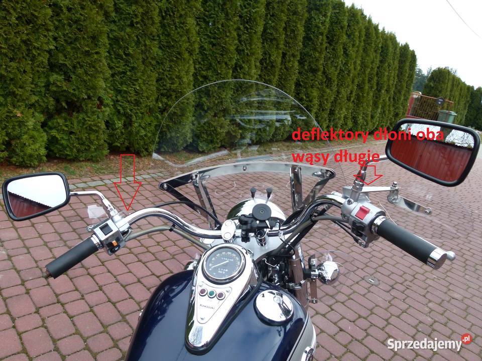 Szyba Kawasaki VN 800 Classic deflektory kolan Partynia