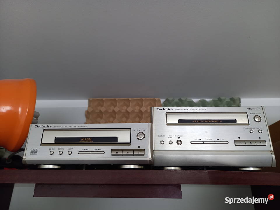 Technics dwa elementy deck cd warmińsko-mazurskie Susz sprzedam