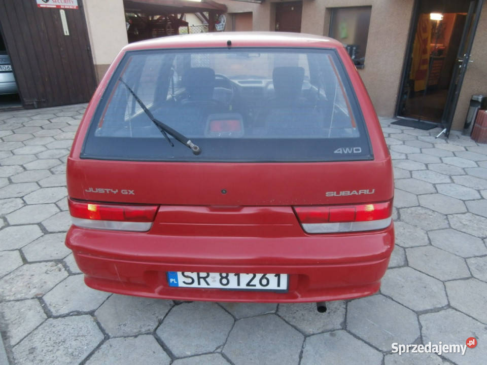 Subaru Justy sprzedam subaru justy 4x4 13 śląskie Dobieszowice