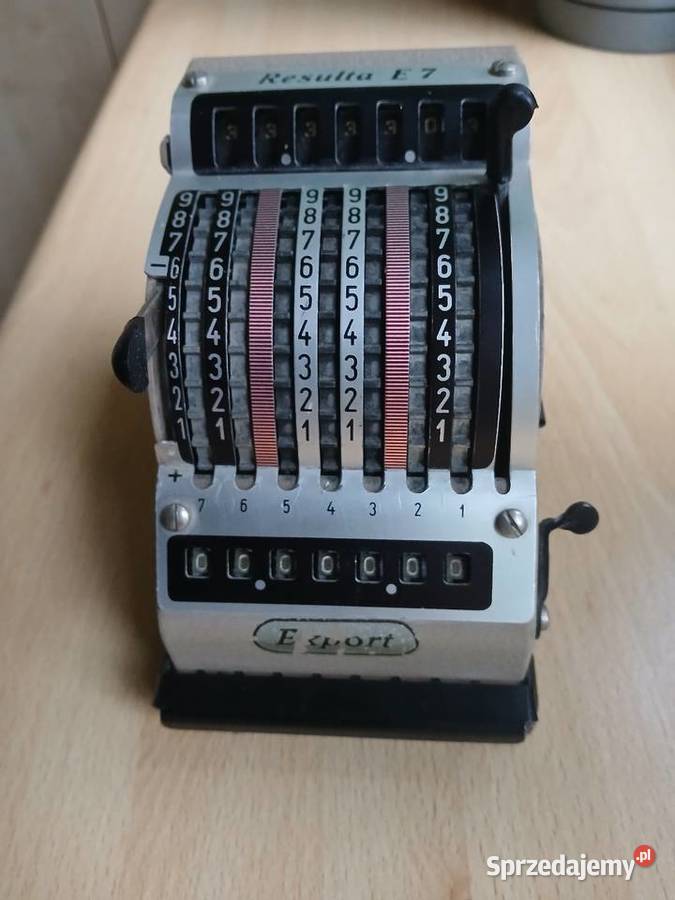 Stara maszyna do liczenia Kraków