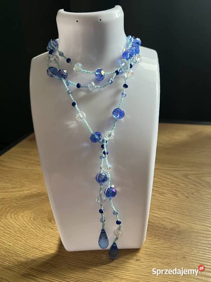 Ręcznie robiony naszyjnik na szydełku Dąbrowa Tarnowska