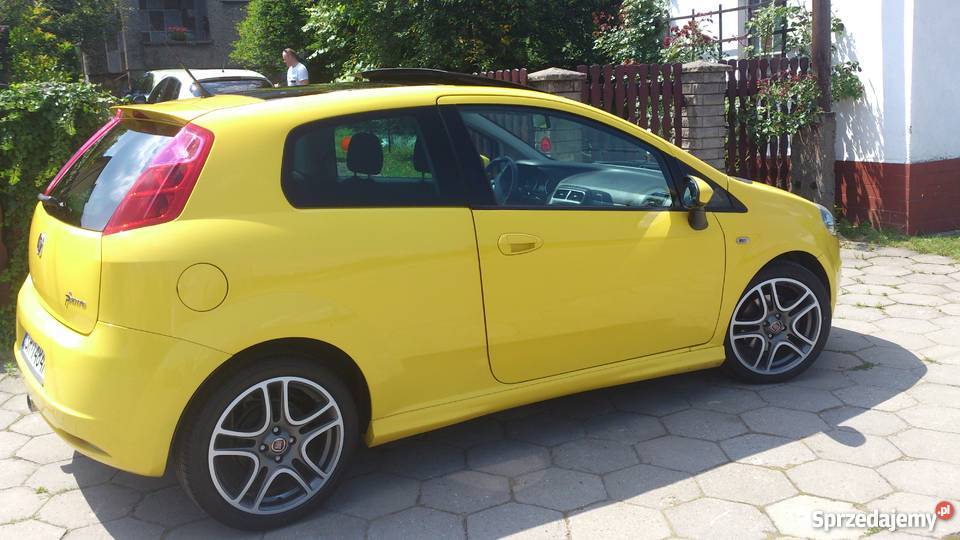 Fiat Grande Punto 13 90 Sport YELLOW centralny zamek śląskie Rybnik