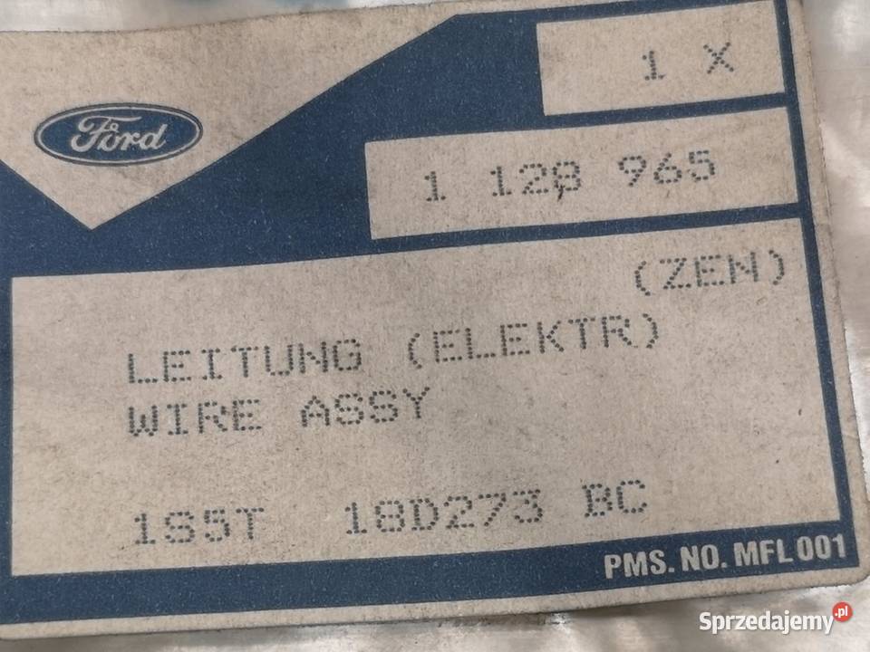 WIĄZKA PRZEWODÓW FORD 1128965 1S5T18D273DC Materiały instalacyjne
