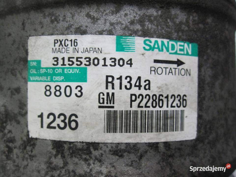 INSIGNIA ASTRA 20 CDTI A20DT 130 13r sprężarka Kompresory klimatyzacji sprzedam