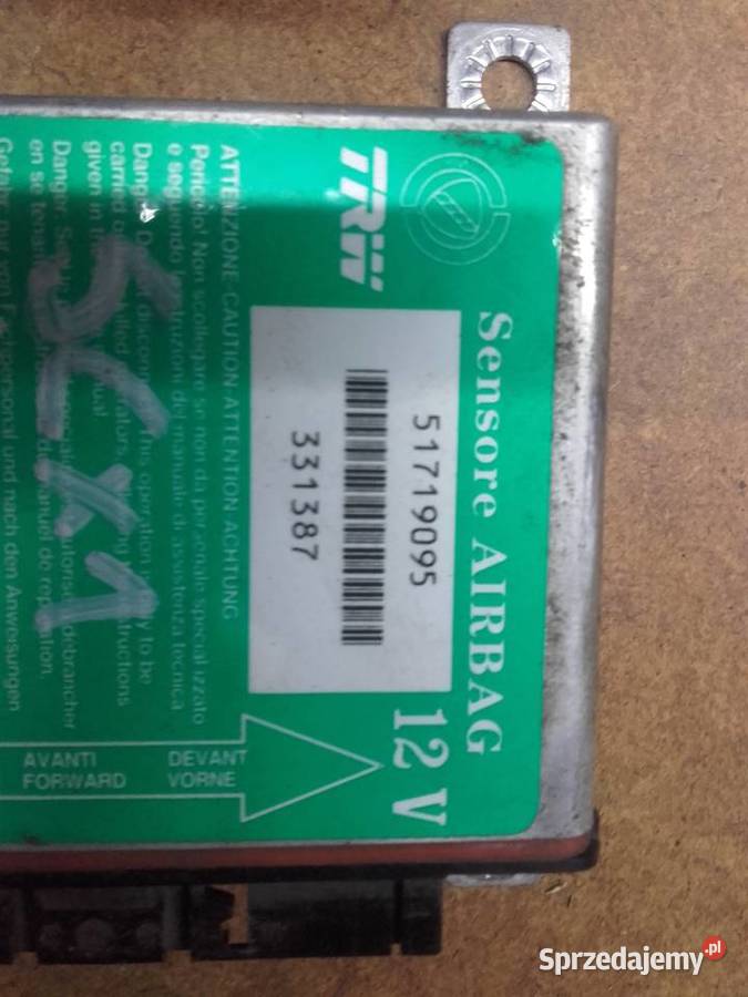 Fiat Seicento moduł sterownik poduszki Air Bag łódzkie Łódź