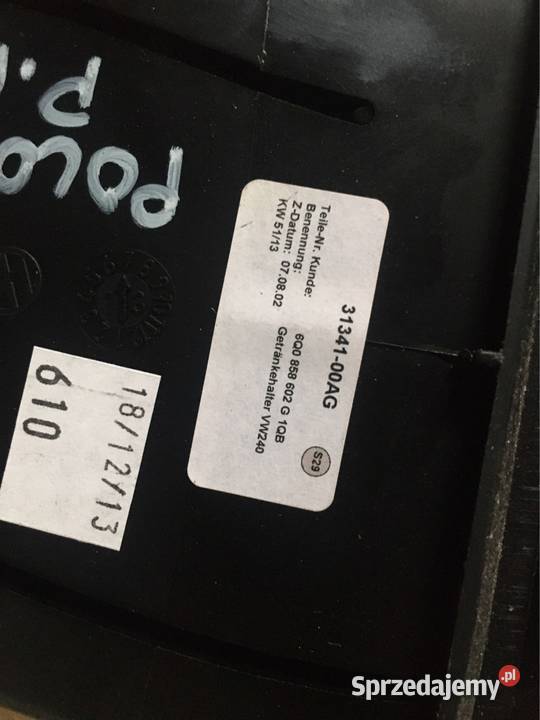 Uchwyt na kubki Polo 4 6Q858602G pomorskie