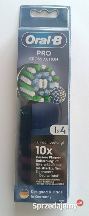 Oryginalne Końcówki OralB Pro CrossAction Czarne podlaskie Białystok