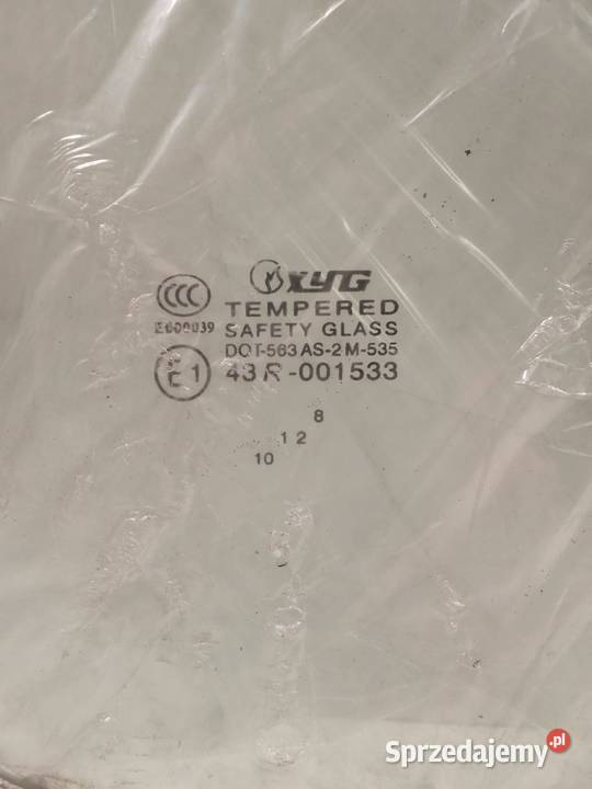 Szyba Drzwi Prawa Przednia Hyundai Santamo 9903 wielkopolskie Bralin