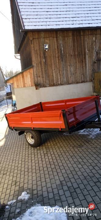 Nowa przyczepa z kiprem na 3 strony 170x280x50 Węglówka