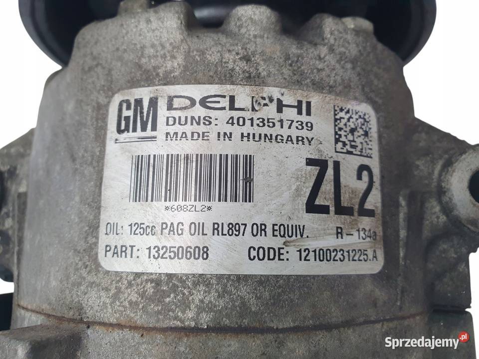 SPRĘŻARKA KLIMATYZACJI Opel Astra J Meriva B osobowe Chełm