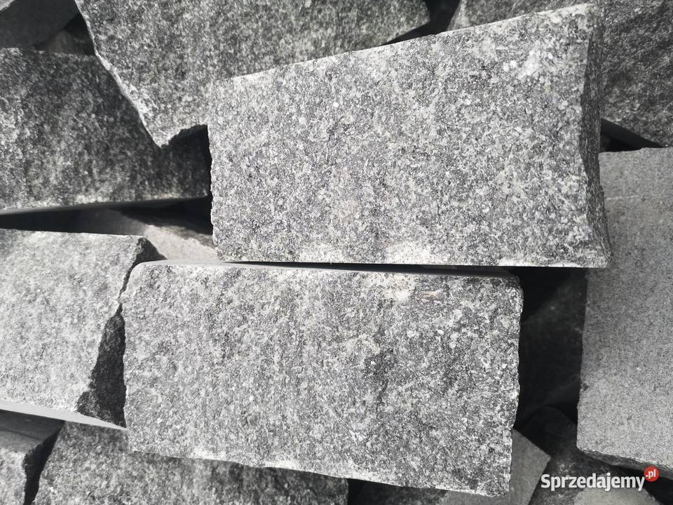 Czarna kostka Brukowa Granitowa cegłówka na Kraków sprzedam