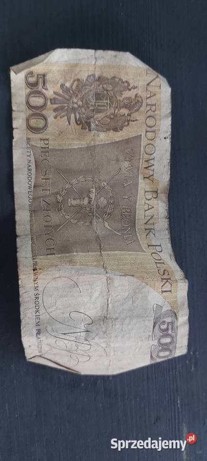 Sprzedam dwa banknoty 500zl z rokub1982 Tarnobrzeg