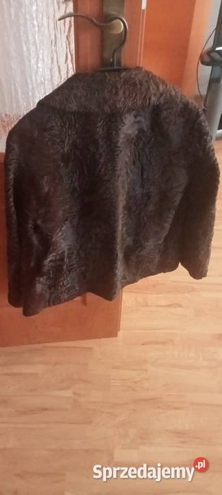 brązowa kurtka karakułowa Zimowa  śląskie sprzedam