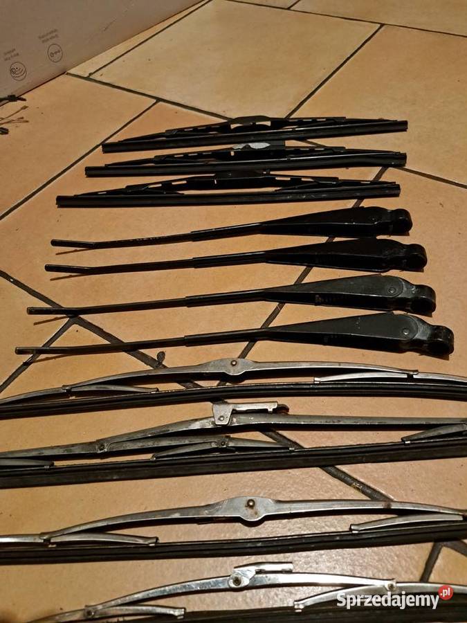 Ramiona wycieraczek pióra chrom Fiat 126p Leszno