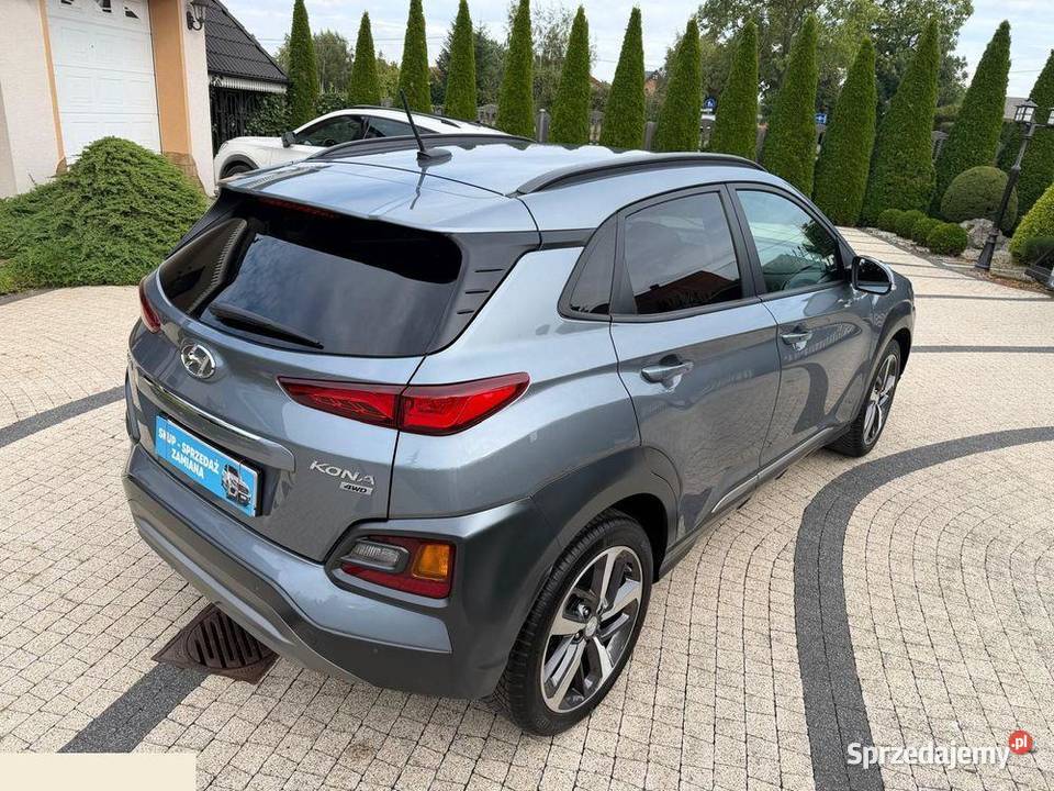 Hyundai Kona 16 TGDI DCT 4WD Premium 177 2019r wielkopolskie Krotoszyn