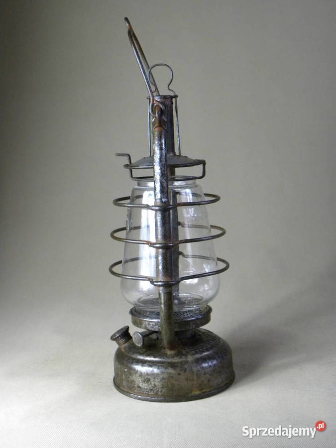 Stara niemiecka lampa naftowa Feuerhand 201 z Legnica