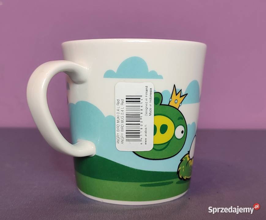 ANGRY BIRDS kubek Arabia Finland CZERWONY i