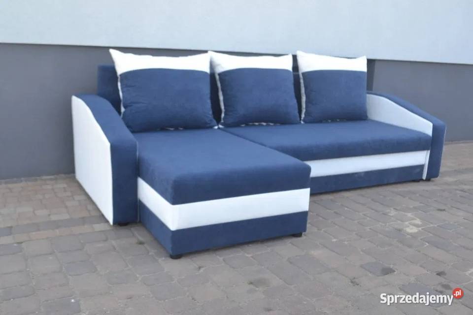 Tani narożnik 230x145 z funkcją spania Szybka Narożniki Łódź