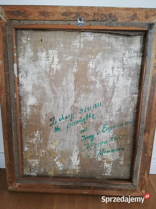 Piękny obraz akt kobiety olejny sygnowany łódzkie Łódź sprzedam