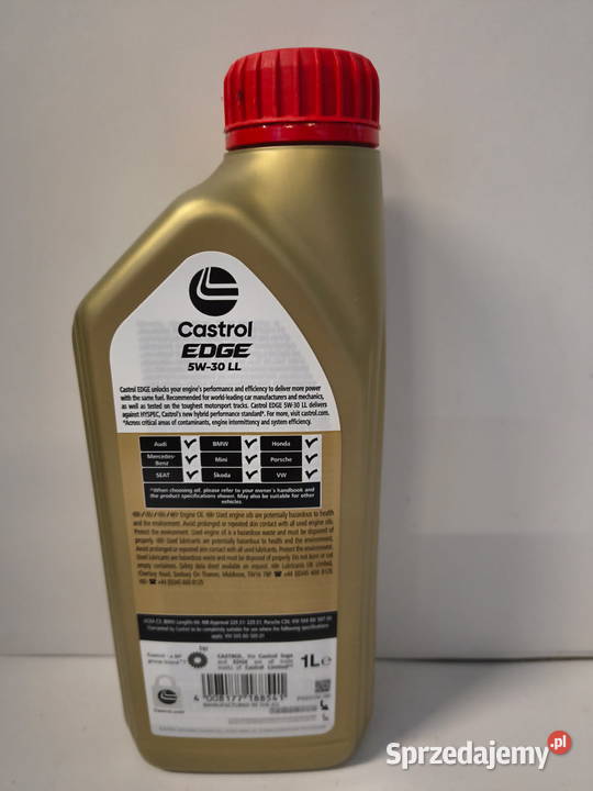 Castrol EDGE 5W30 LL 4L ACEA C3 MB 22931 22951 Łódź