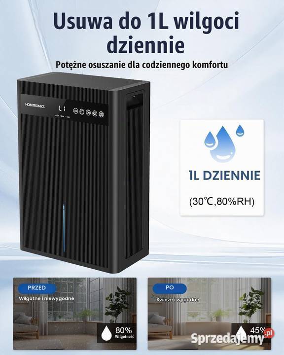 SUPER WYDAJNY OSUSZACZ POWIETRZA 3000 ml Timer Warszawa