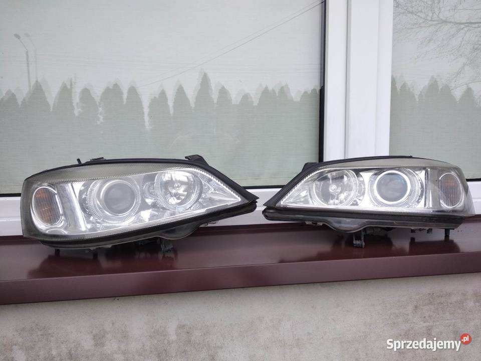 Opel Astra G lampy przednie reflektory soczewki Sieradz sprzedam