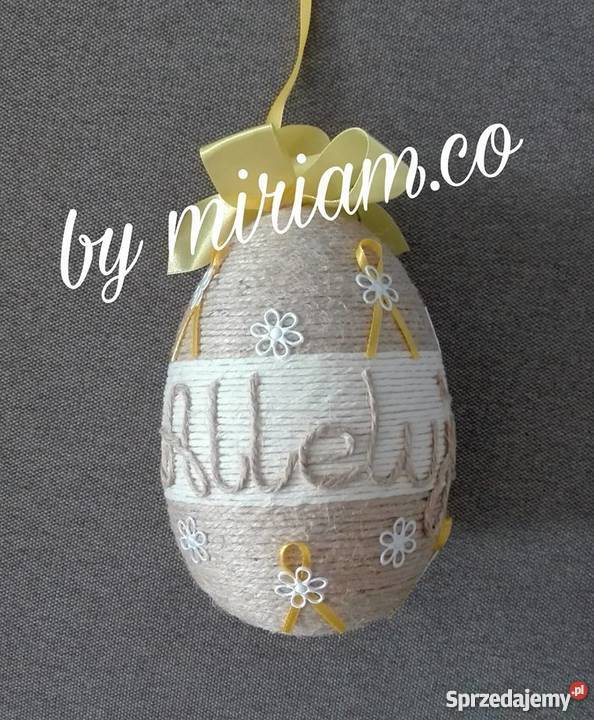 wielkanocne jajeczka szydełko Czerwionka-Leszczyny