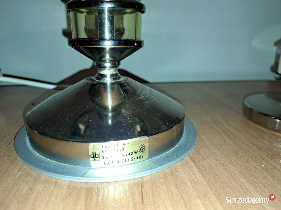 Retro lampki nocne Kamenicky Senov z 1961 roku Lubań