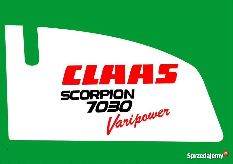 naklejki claas scorpion 7030 variopower Jeżewo