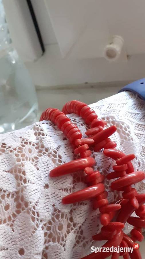 Naszyjnik z korala antykwarycznego Siedlce