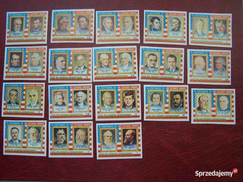 Gwinea Równikowa 1975 MNH Prezydenci USA Tychy