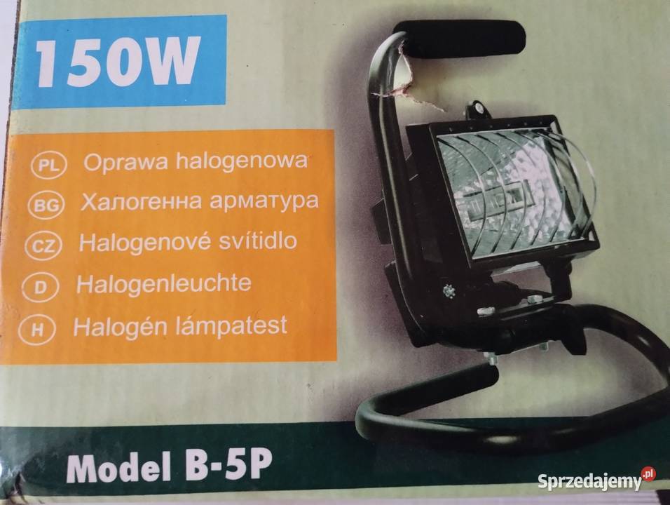 Naświetlacz halogenowy przenośny 150W Olkusz