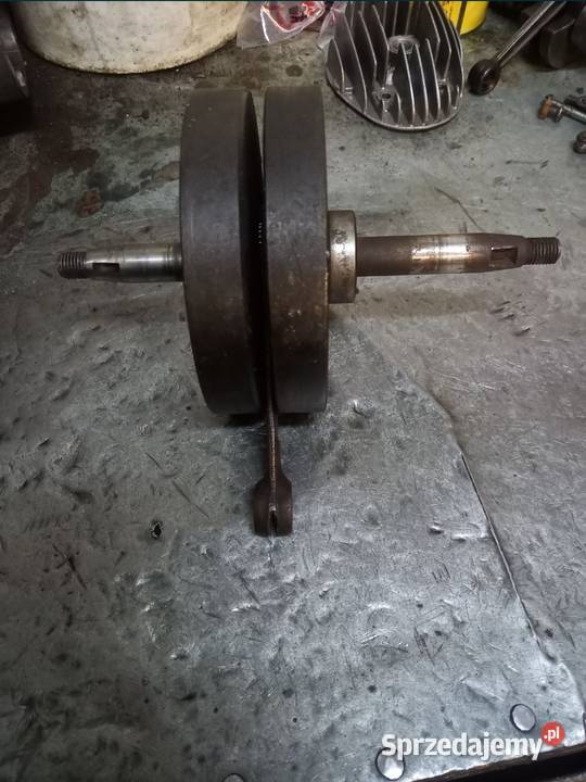 Wał korbowy wsk wfm 125 gruba korba Wielkie Drogi sprzedam