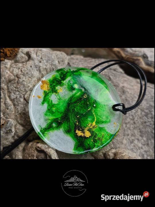 Naszyjnik Alchemia Lasu żywica epoksydowa podkarpackie Rzeszów