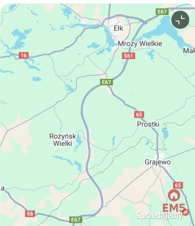 sprzedaży działki 1273m2 Rożyńsk Wielki