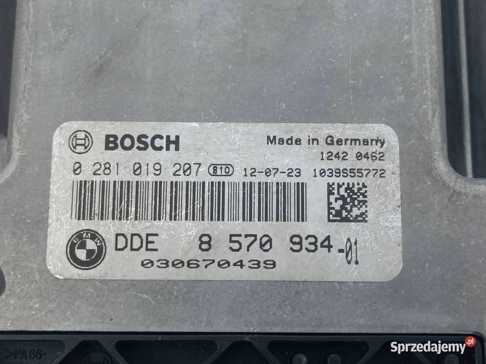 BMW X3 F20 F21 F25 16D STEROWNIK KOMPUTER Przemęt